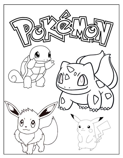 pokemon.coloring page|3000+ FREE Pokemon Coloring Pages